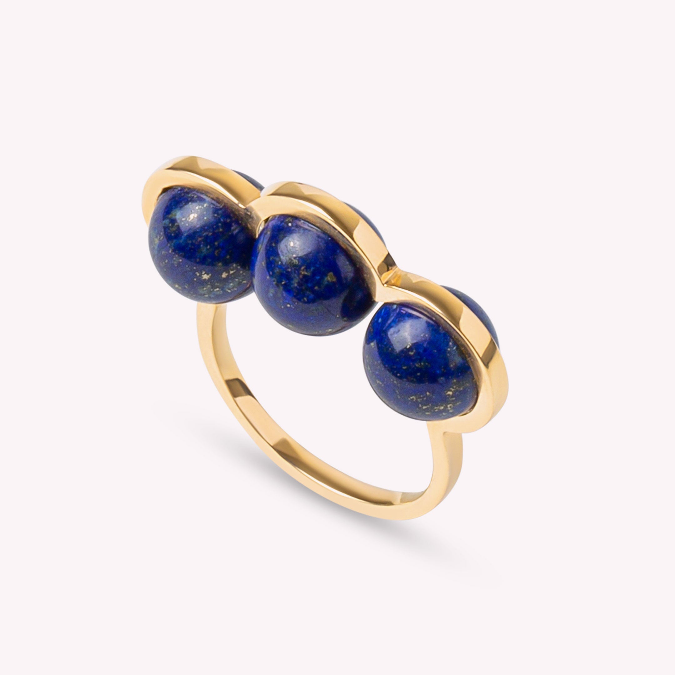 La Réserve - Bague en or jaune et lapis lazuli
