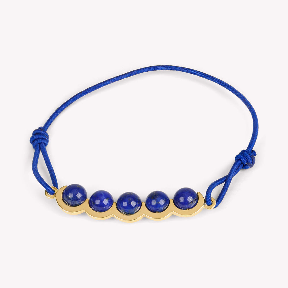 Lien coco beach or jaune Lapis lazuli