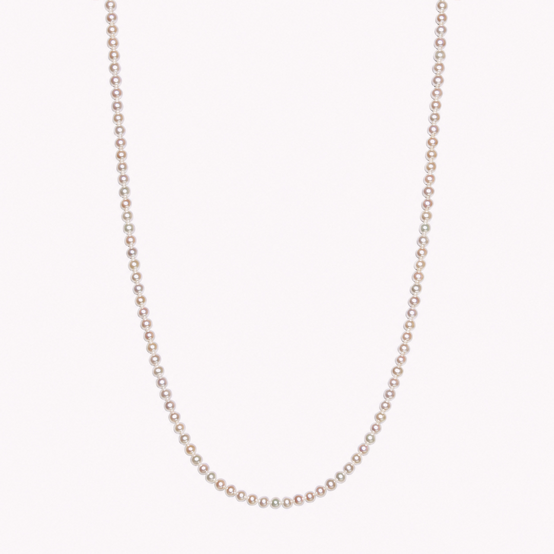 Collier de perles de culture blanches