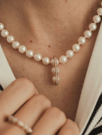 Charger l&#39;image dans la galerie, Collier de perles la réserve en or rose
