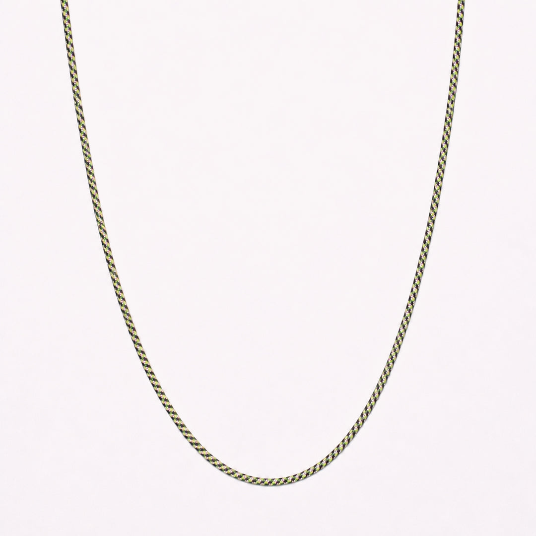Fil de soie japonais blanc, vert, violet et jaune