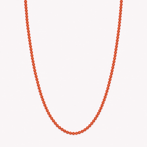 Collier de perles corail
