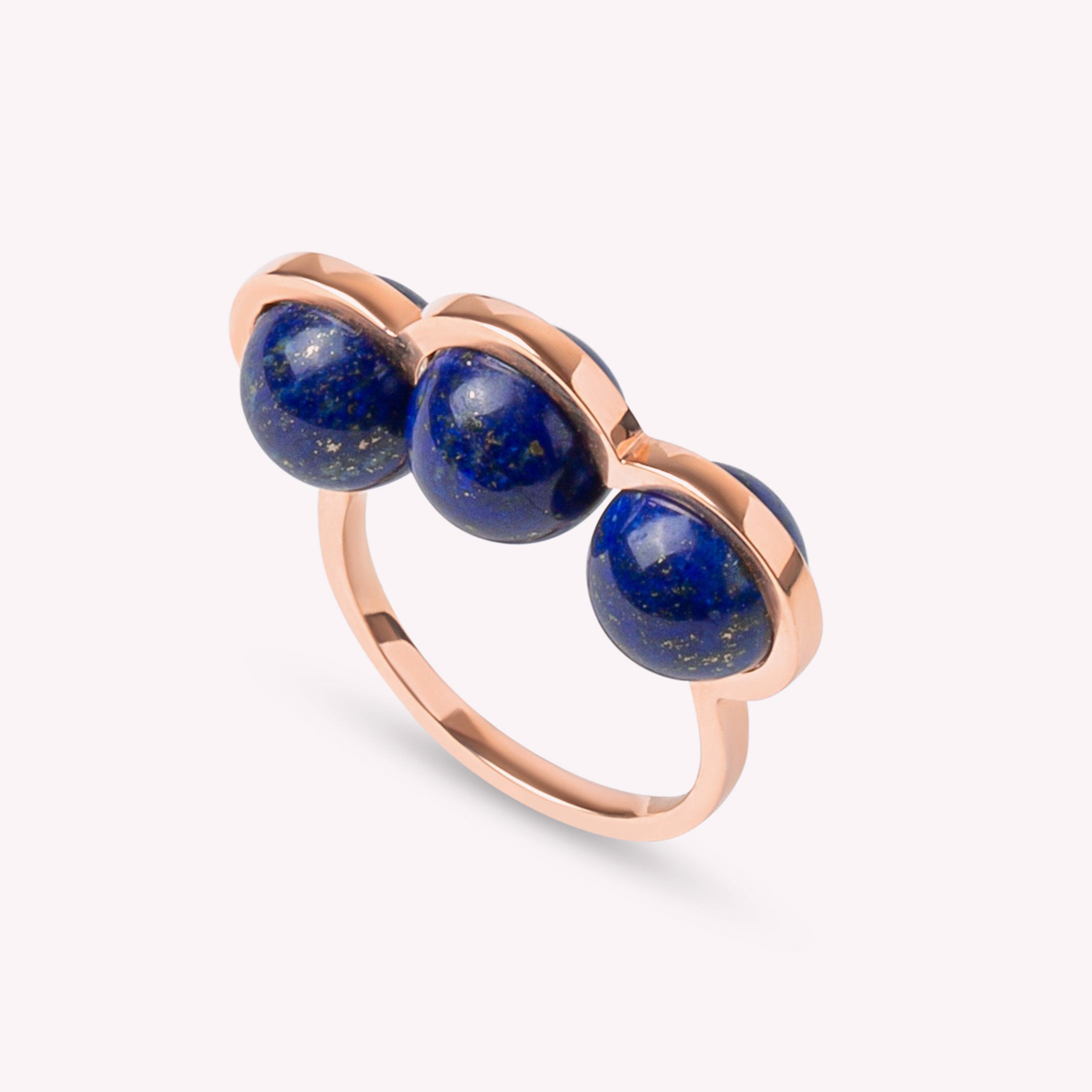 La Réserve - Bague en or jaune et lapis lazuli